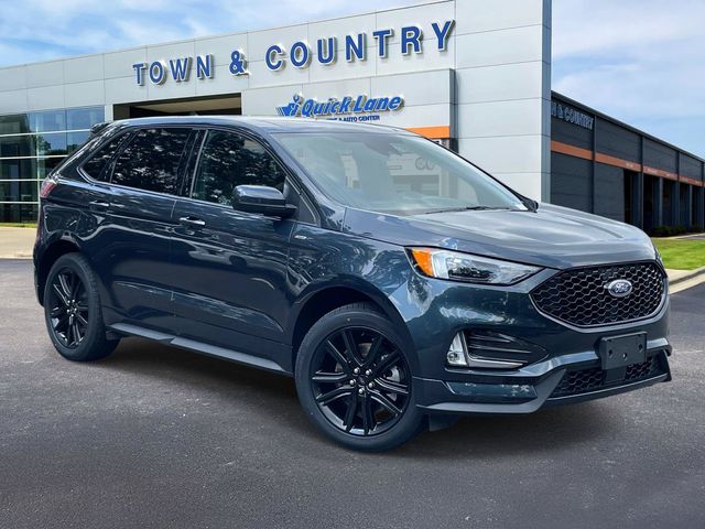 Stone Blue Metallic 2024 Ford Edge SUV / Crossover All-Wheel Drive 8-Speed Automatic