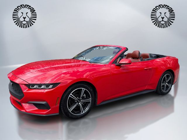 Race Red 2024 Ford Mustang EcoBoost Premium Convertible RWD Convertible Rear-Wheel Drive Automatic