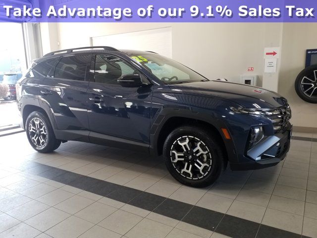 Atlantis Blue 2025 Hyundai Tucson XRT AWD SUV / Crossover All-Wheel Drive 8-Speed Automatic
