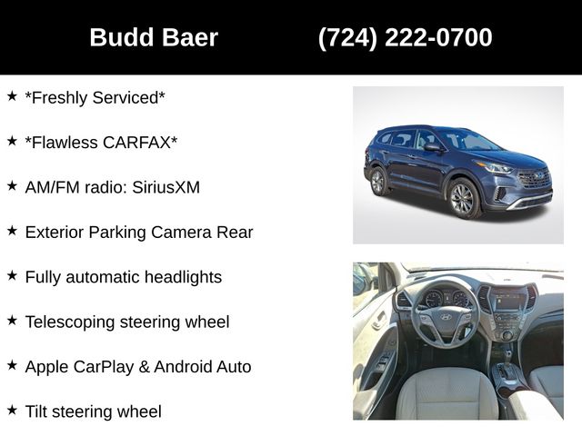 used 2018 Hyundai Santa Fe car, priced at $12,660