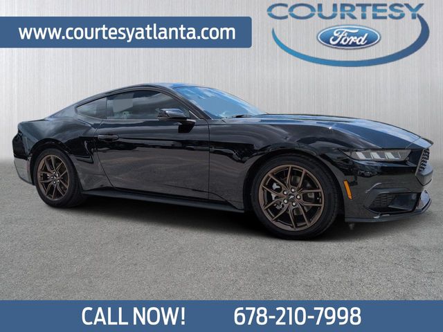 Shadow Black 2024 Ford Mustang Coupe Rear-Wheel Drive Automatic