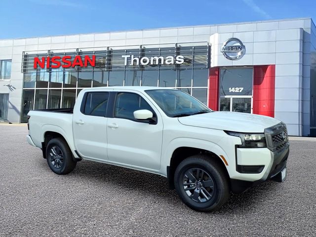 Glacier White 2026 Nissan Frontier Pickup Truck Four-Wheel Drive 9-Speed Automatic Overdrive