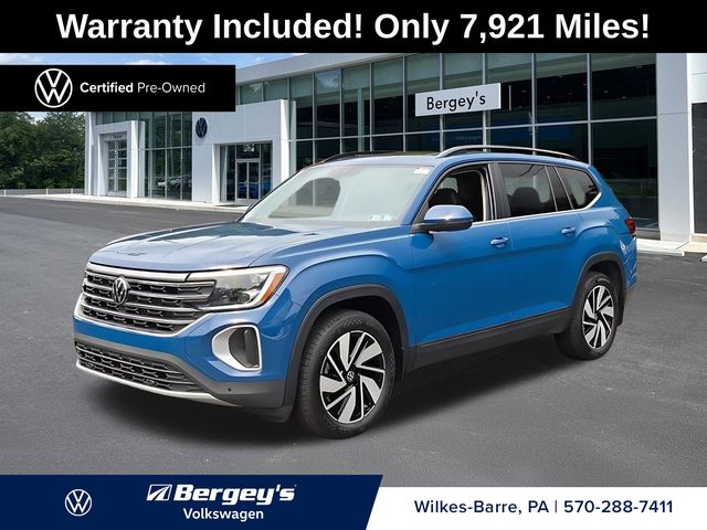 Mountain Lake Blue Metallic 2025 Volkswagen Atlas SUV / Crossover All-Wheel Drive 8-Speed Automatic