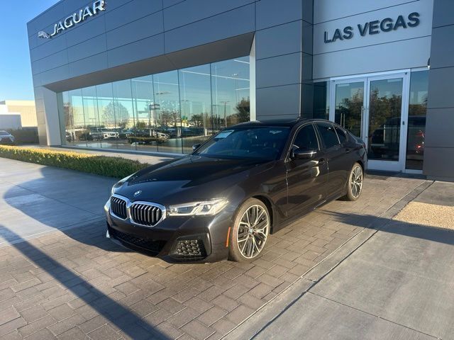 Carbon Black Metallic 2021 BMW 5 Series Sedan Rear-Wheel Drive 8-Speed Automatic