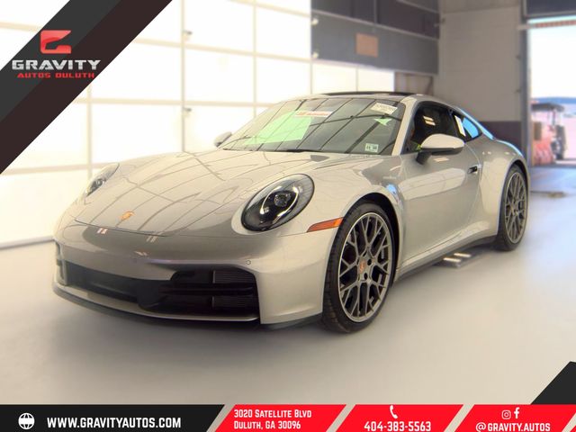 Silver 2025 Porsche 911 Carrera Coupe RWD Coupe Rear-Wheel Drive 8-Speed Automatic