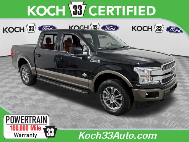 Black 2020 Ford F-150 King Ranch SuperCrew 4WD Pickup Truck Four-Wheel Drive Automatic