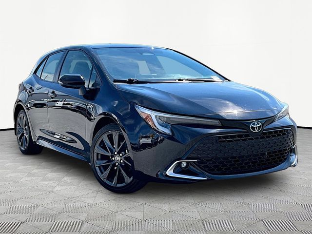 Midnight Black Metallic 2024 Toyota Corolla Hatchback Hatchback Front-Wheel Drive Continuously Variable Transmission
