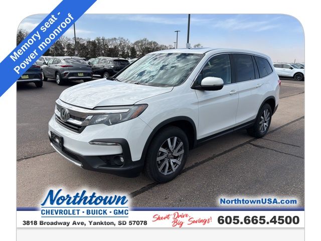 White 2021 Honda Pilot EX-L AWD SUV / Crossover All-Wheel Drive 9-Speed Automatic