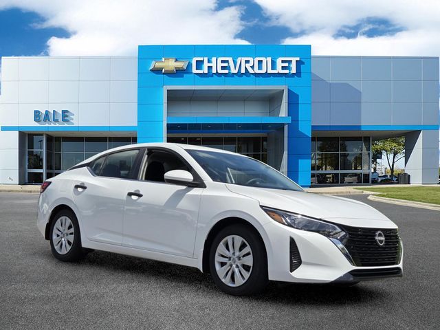 White (Fresh Powder) 2024 Nissan Sentra Sedan Front-Wheel Drive Continuously Variable Transmission
