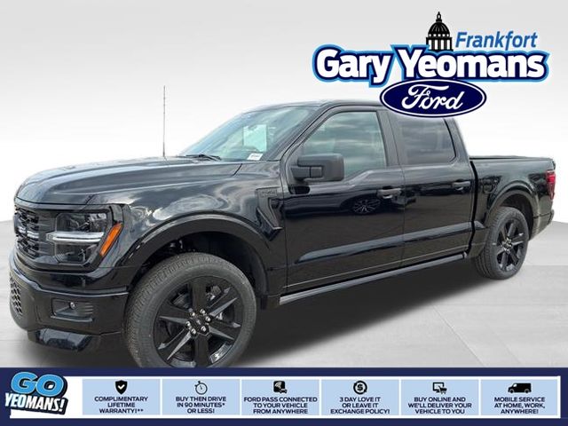 Agate Black Metallic 2026 Ford F-150 STX 4dr SuperCrew 4WD Pickup Truck Four-Wheel Drive Automatic