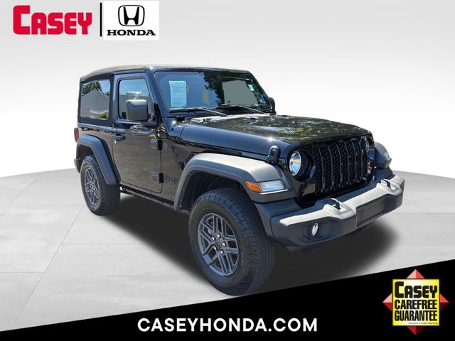 Black Clearcoat 2024 Jeep Wrangler SUV / Crossover Four-Wheel Drive 8-Speed Automatic