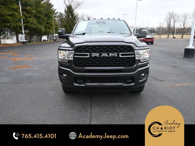 Gray (Granite Crystal Metallic Clearcoat) 2024 RAM 3500 Big Horn Crew Cab LB DRW 4WD Pickup Truck Four-Wheel Drive 6-Speed Automatic