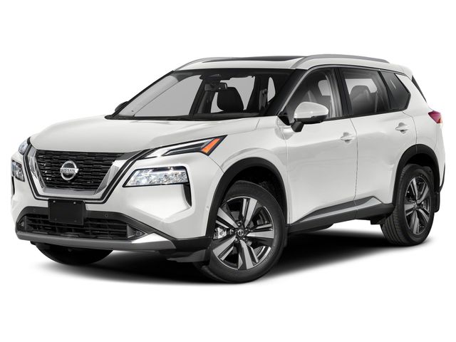 Pearl White Tricoat 2021 Nissan Rogue Platinum FWD SUV / Crossover Front-Wheel Drive Continuously Variable Transmission