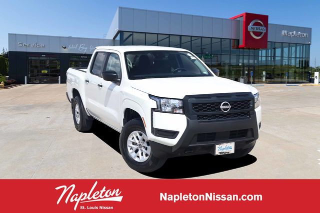 Glacier White 2025 Nissan Frontier Pickup Truck Four-Wheel Drive 9-Speed Automatic Overdrive