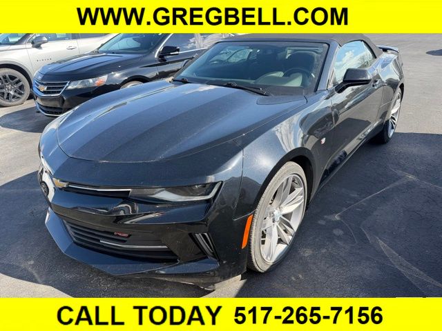 Mosaic Black Metallic 2018 Chevrolet Camaro 1LT Convertible RWD Convertible Rear-Wheel Drive 8-Speed Automatic