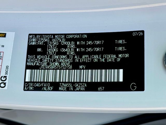 New 2026 Toyota 4Runner SUV