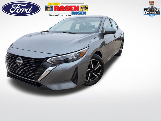 Gray (Gun Metallic) 2024 Nissan Sentra SV FWD Sedan Front-Wheel Drive Continuously Variable Transmission