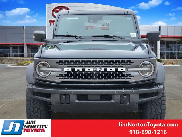 Used 2022 Ford Bronco 4-Door Badlands with VIN 1FMEE5DP9NLB31621 for sale in Tulsa, OK