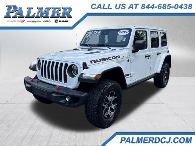 Bright White Clearcoat 2020 Jeep Wrangler SUV / Crossover Four-Wheel Drive 8-Speed Automatic