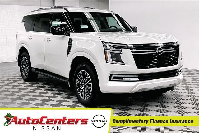 Aspen White Tricoat 2026 Nissan Armada SUV / Crossover Four-Wheel Drive 9-Speed Automatic