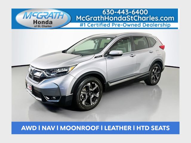 Lunar Silver Metallic 2019 Honda CR-V SUV / Crossover All-Wheel Drive Continuously Variable Transmission