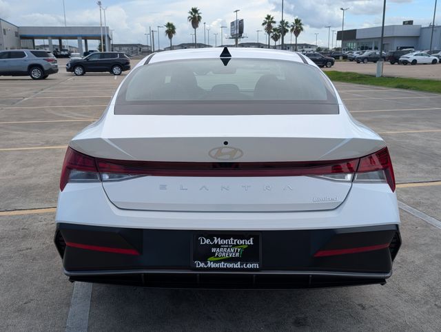 2026 Hyundai Elantra Limited White at DeMontrond Gulf Freeway