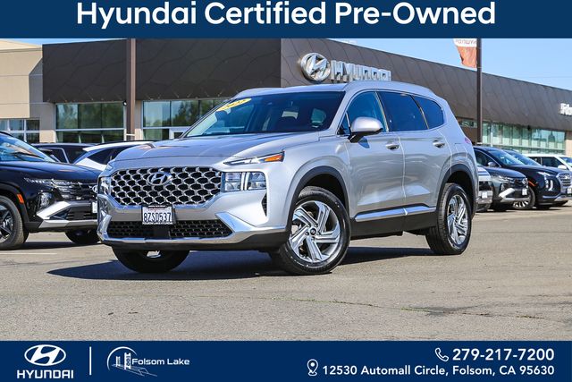 Shimmering Silver Pearl 2022 Hyundai Santa Fe SUV / Crossover All-Wheel Drive 8-Speed Automatic