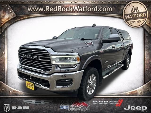 Gray (Granite Crystal Metallic Clearcoat) 2019 RAM 2500 Laramie Crew Cab 4WD Pickup Truck Four-Wheel Drive 8-Speed Automatic