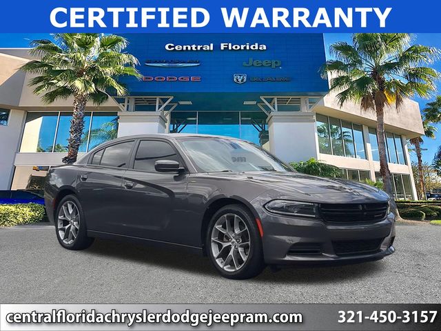 Gray (Granite Crystal Metallic Clearcoat) 2022 Dodge Charger SXT RWD Sedan Rear-Wheel Drive 8-Speed Automatic