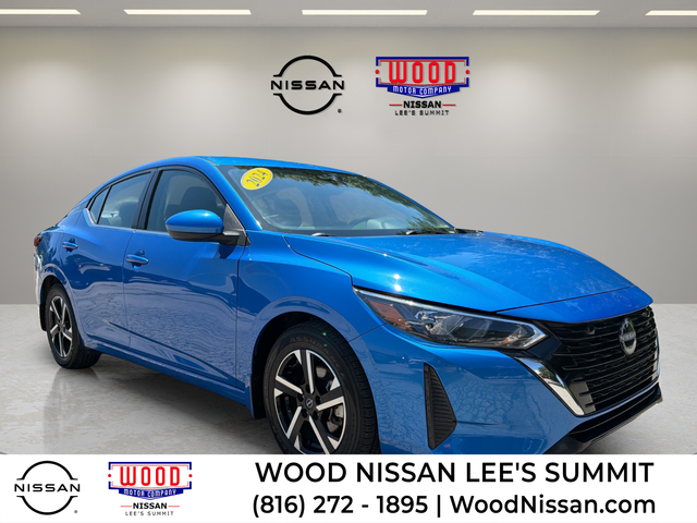 Electric Blue Metallic 2024 Nissan Sentra Sedan Front-Wheel Drive Continuously Variable Transmission
