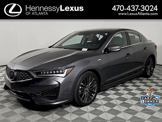 Gray (Modern Steel Metallic) 2022 Acura ILX FWD with Premium and A-SPEC Package Sedan Front-Wheel Drive 8-Speed Dual Clutch