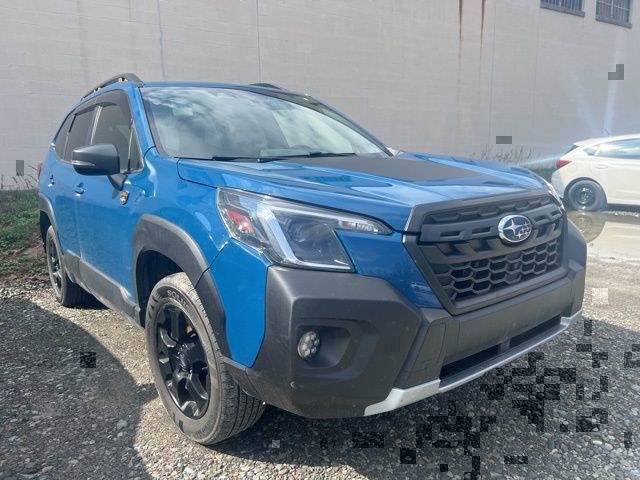 Geyser Blue 2022 Subaru Forester Wilderness Crossover AWD SUV / Crossover All-Wheel Drive Continuously Variable Transmission