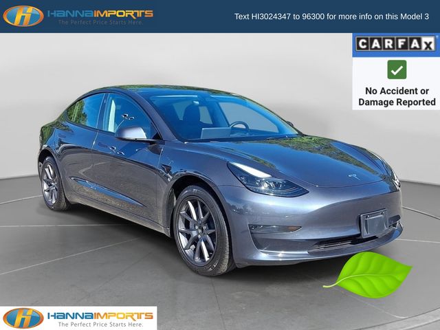 Gray 2023 Tesla Model 3 Sedan Rear-Wheel Drive 1-Speed Automatic