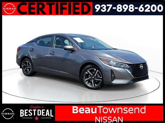 Gray (Gun Metallic) 2024 Nissan Sentra Sedan Front-Wheel Drive Continuously Variable Transmission