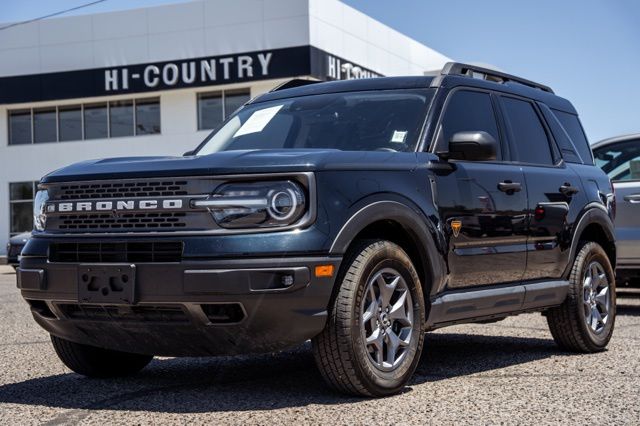 Blue Metallic 2023 Ford Bronco Sport SUV / Crossover All-Wheel Drive 8-Speed Automatic