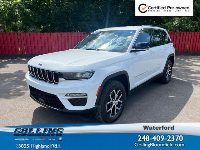 Bright White Clearcoat 2023 Jeep Grand Cherokee SUV / Crossover Four-Wheel Drive 8-Speed Automatic
