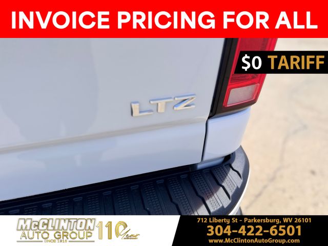 2025 Summit White Chevrolet Silverado 2500HD LTZ 4X4 Truck