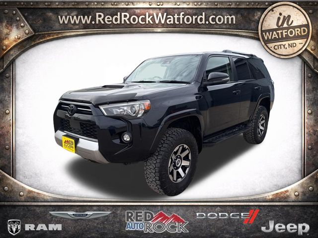 Midnight Black Metallic 2021 Toyota 4Runner TRD Off-Road Premium 4WD SUV / Crossover Four-Wheel Drive 5-Speed Automatic Overdrive