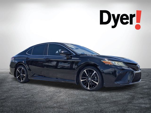 Midnight Black Metallic 2018 Toyota Camry XSE Sedan Front-Wheel Drive 8-Speed Automatic
