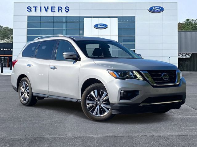 Brilliant Silver Metallic 2019 Nissan Pathfinder SL FWD SUV / Crossover Front-Wheel Drive Continuously Variable Transmission
