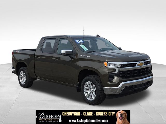 Harvest Bronze Metallic 2023 Chevrolet Silverado 1500 LT Crew Cab 4WD Pickup Truck Four-Wheel Drive 8-Speed Automatic