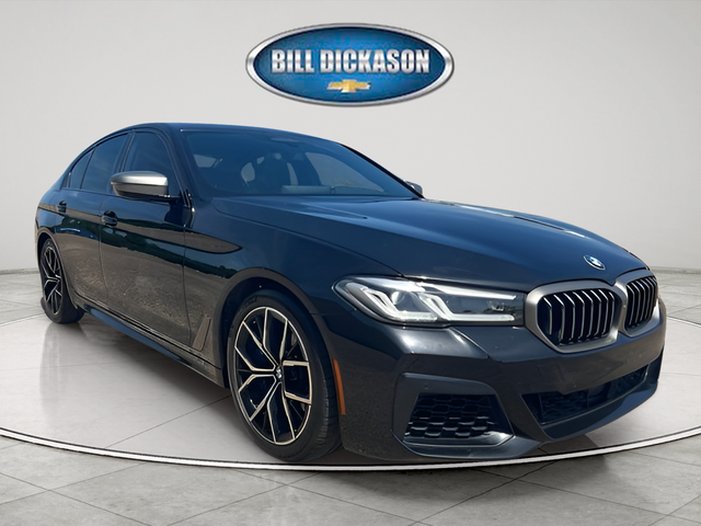 Black Sapphire Metallic 2021 BMW 5 Series Sedan All-Wheel Drive 8-Speed Automatic