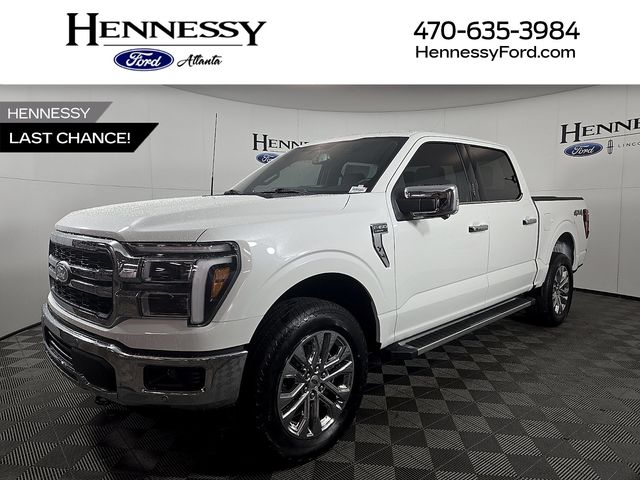 White Metallic 2026 Ford F-150 Pickup Truck Four-Wheel Drive Automatic
