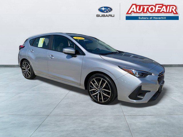 Ice Silver Metallic 2026 Subaru Impreza Sport AWD Wagon All-Wheel Drive Continuously Variable Transmission