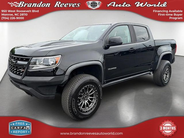 Black 2018 Chevrolet Colorado ZR2 Crew Cab 4WD Pickup Truck Four-Wheel Drive 8-Speed Automatic