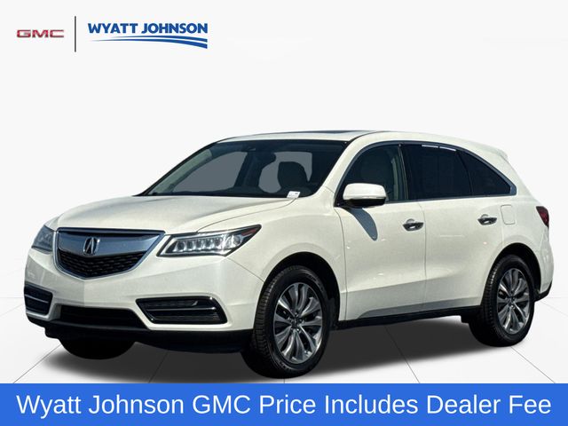 White 2016 Acura MDX SUV / Crossover Front-Wheel Drive 9-Speed Automatic