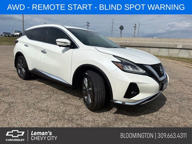 Pearl White Tricoat 2019 Nissan Murano SUV / Crossover All-Wheel Drive Continuously Variable Transmission