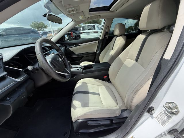 2016 Honda Civic EX White at Autostrade