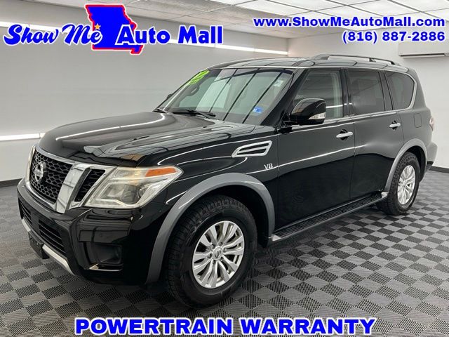 Super Black 2017 Nissan Armada SUV / Crossover Four-Wheel Drive 7-Speed Automatic