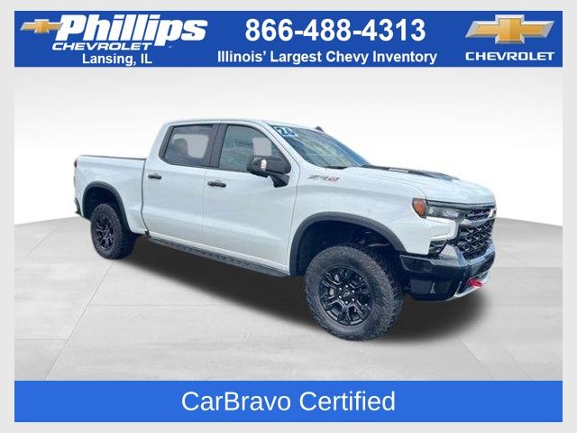 Summit White 2026 Chevrolet Silverado 1500 ZR2 Crew Cab 4WD Pickup Truck Four-Wheel Drive Automatic